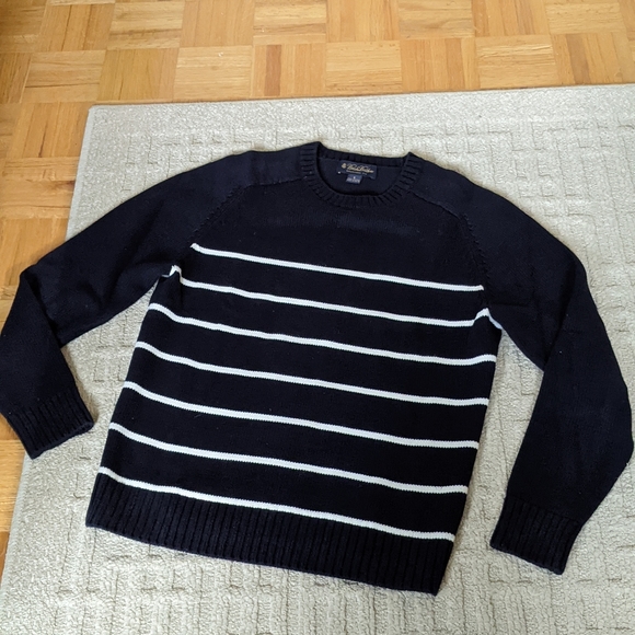 BROOKS BROTHERS Nautical Knit Cotton Sweater - Picture 3 of 10